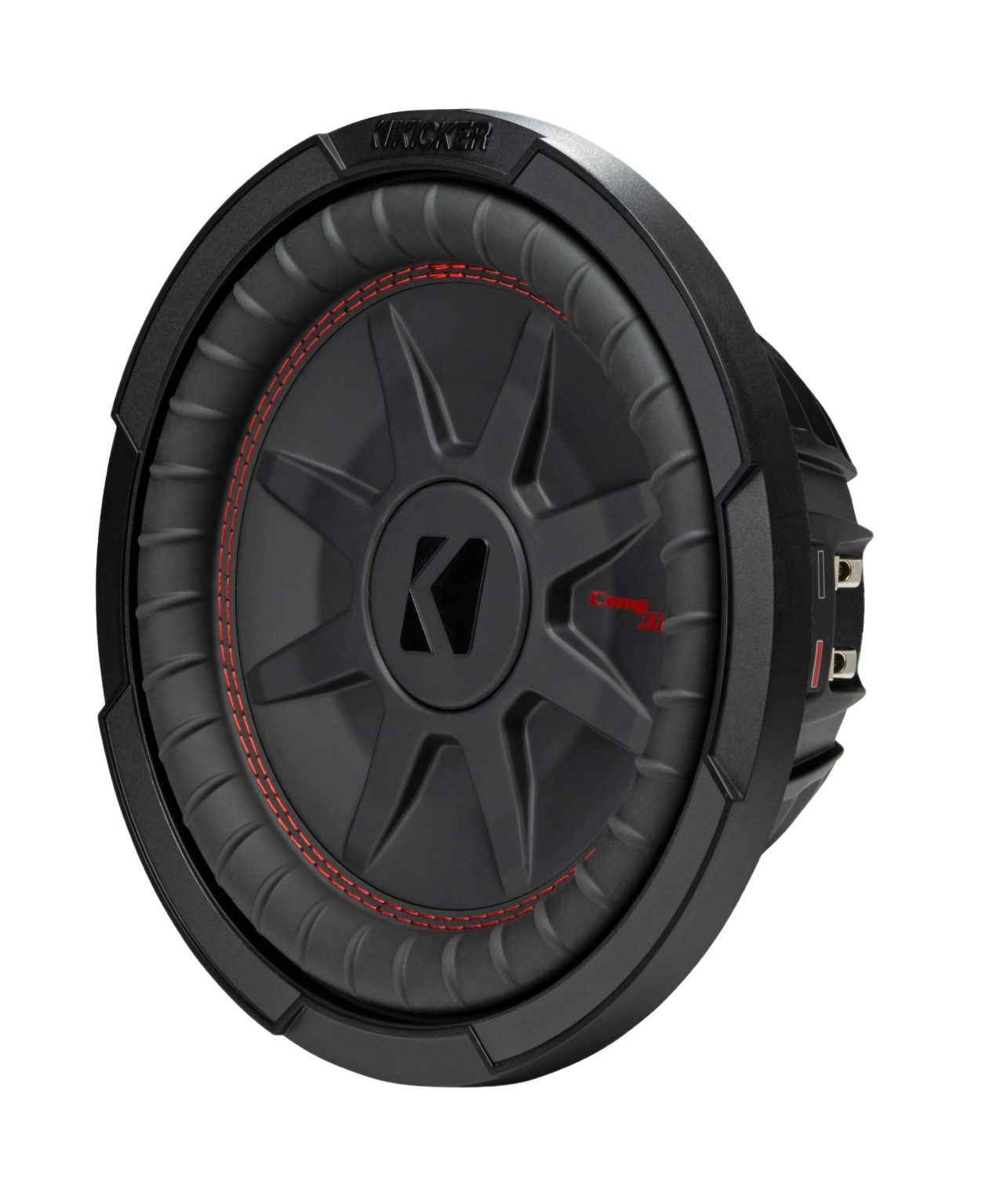 KICKER 47TRTP122 - Cassa Subwoofer 30cm (12") CompRT 2 Ohm Con Radiatore Passivo, Montaggio Sottile